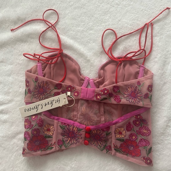 For Love And Lemons Kaylee bustier Crop Top - Picture 4 of 5